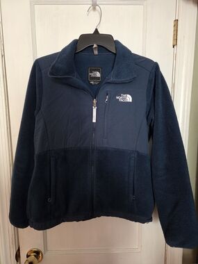 The North Face Navy Teddy Fleece Jacket